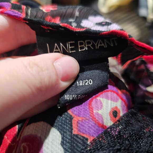 y2k plus size floral lace whimsigoth valentines blouse - Picture 3 of 4